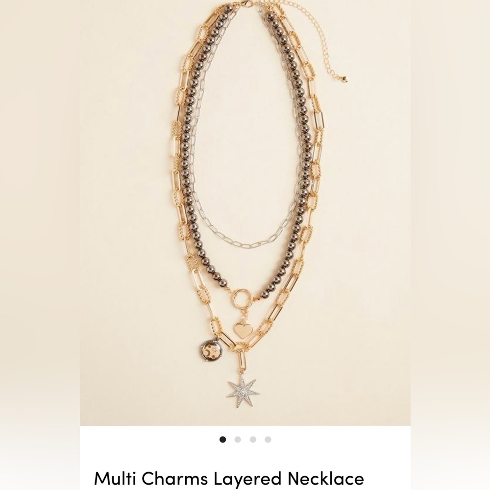 Torrid- Multi Charms Layered Necklace